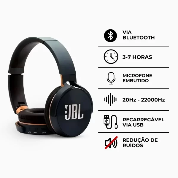 Fone De Ouvido Sem Fio JBL - JB950 - Image 2